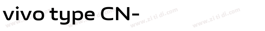 vivo type CN字体转换 vivo type CN字体转换